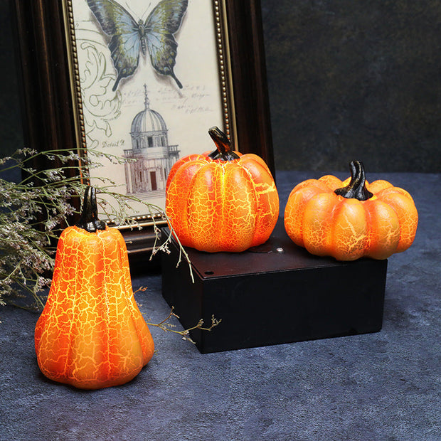 Pumpkin LED Candle By Luxiver