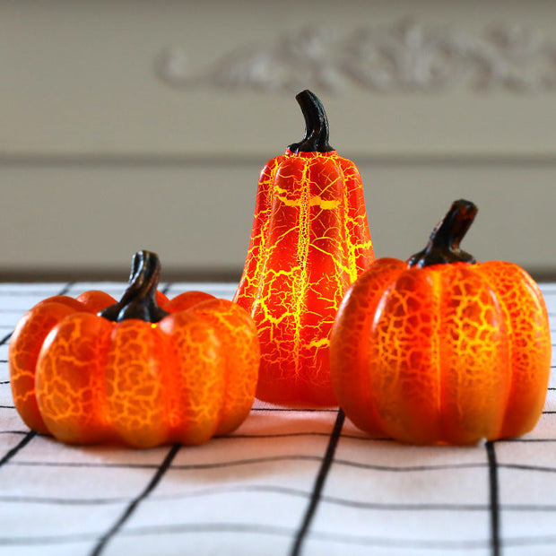 Pumpkin LED Candle By Luxiver