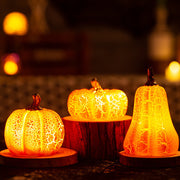 Pumpkin LED Candle By Luxiver