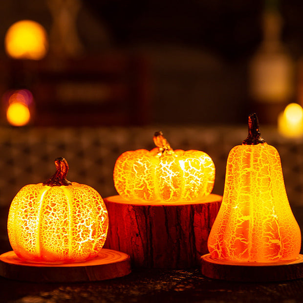 Pumpkin LED Candle By Luxiver