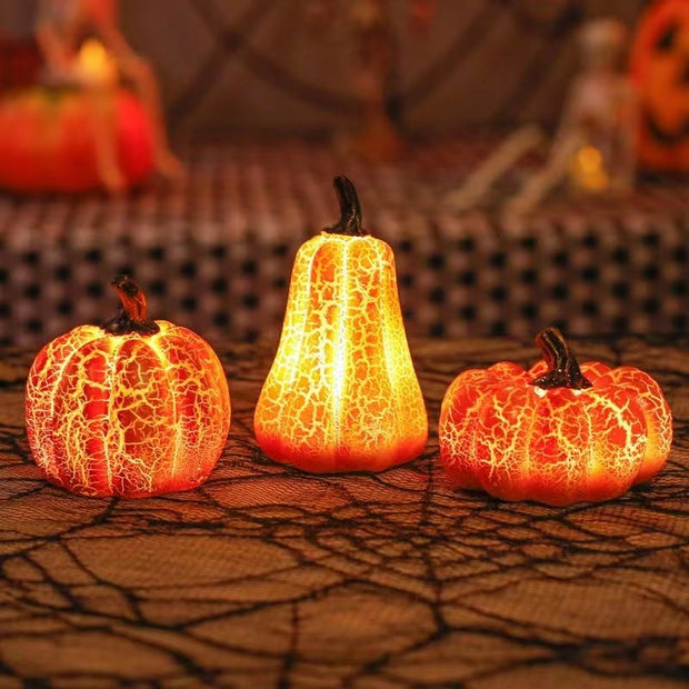 Pumpkin LED Candle By Luxiver