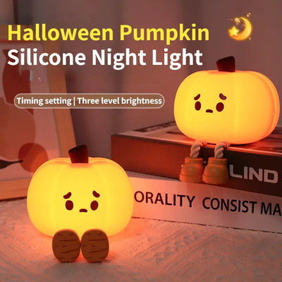 Halloween Pumpkin Night Light By Luxiver